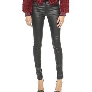 NWT Joe’s Coated Gunmetal Skinny Jeans